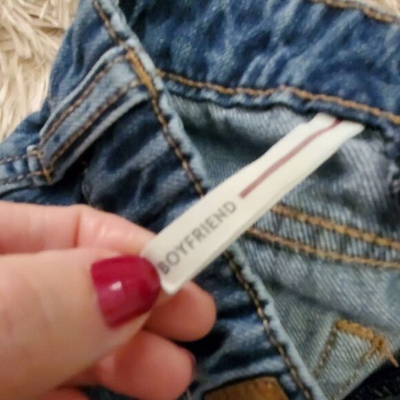 Garage brand distressed boyfriend jeans size 00 - Picture 7 of 8